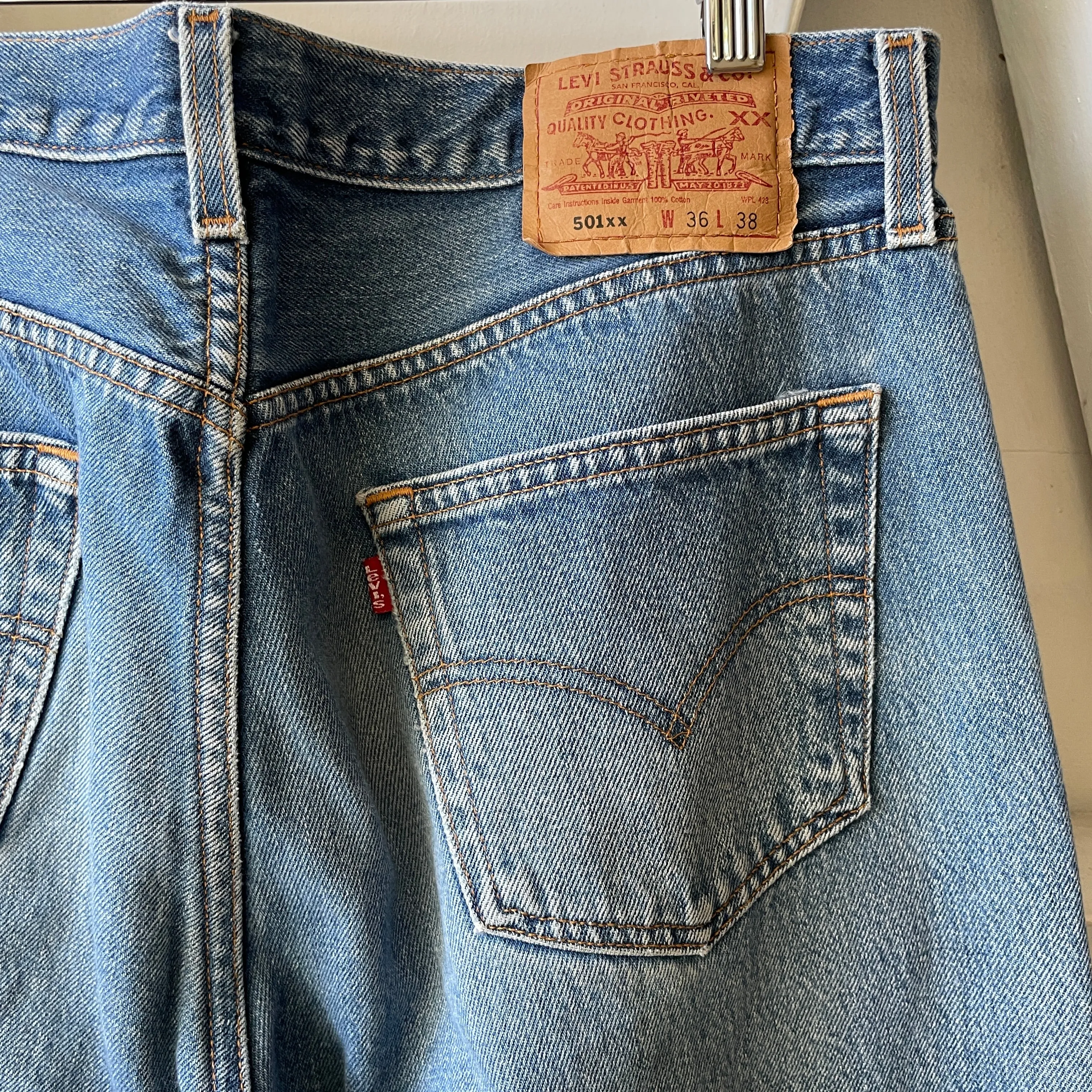 90’s Levi’s 501 Denim - 34” x 35.5”