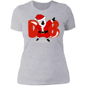 Amusing Dabbing Santa Ladies'  T-Shirt