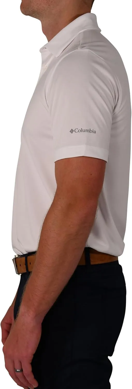 Columbia Men's Golf Drive Polo Shirt Omni Wick Performance Short Sleeve