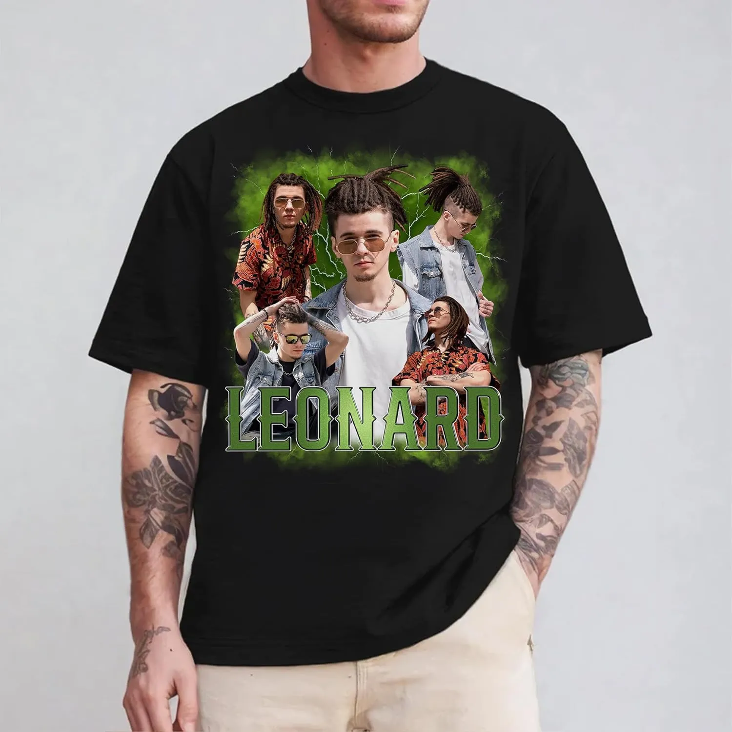 Custom Your Own Bootleg Rap Shirt Custom Picture Shirt Customized Vintage Graphic Tshirt Gift for Women Men