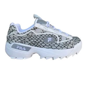 Fila scarpa sneakers da donna D-Formation R 1010858.13T bianco-grigio ghiaccio