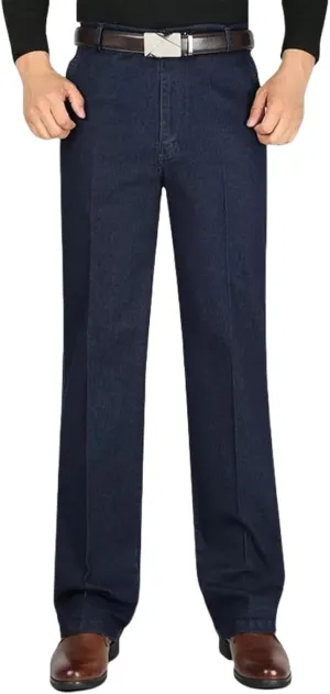 Jett Jeans for Older Men, Men's Classic Straight Fit Stretch Jeans