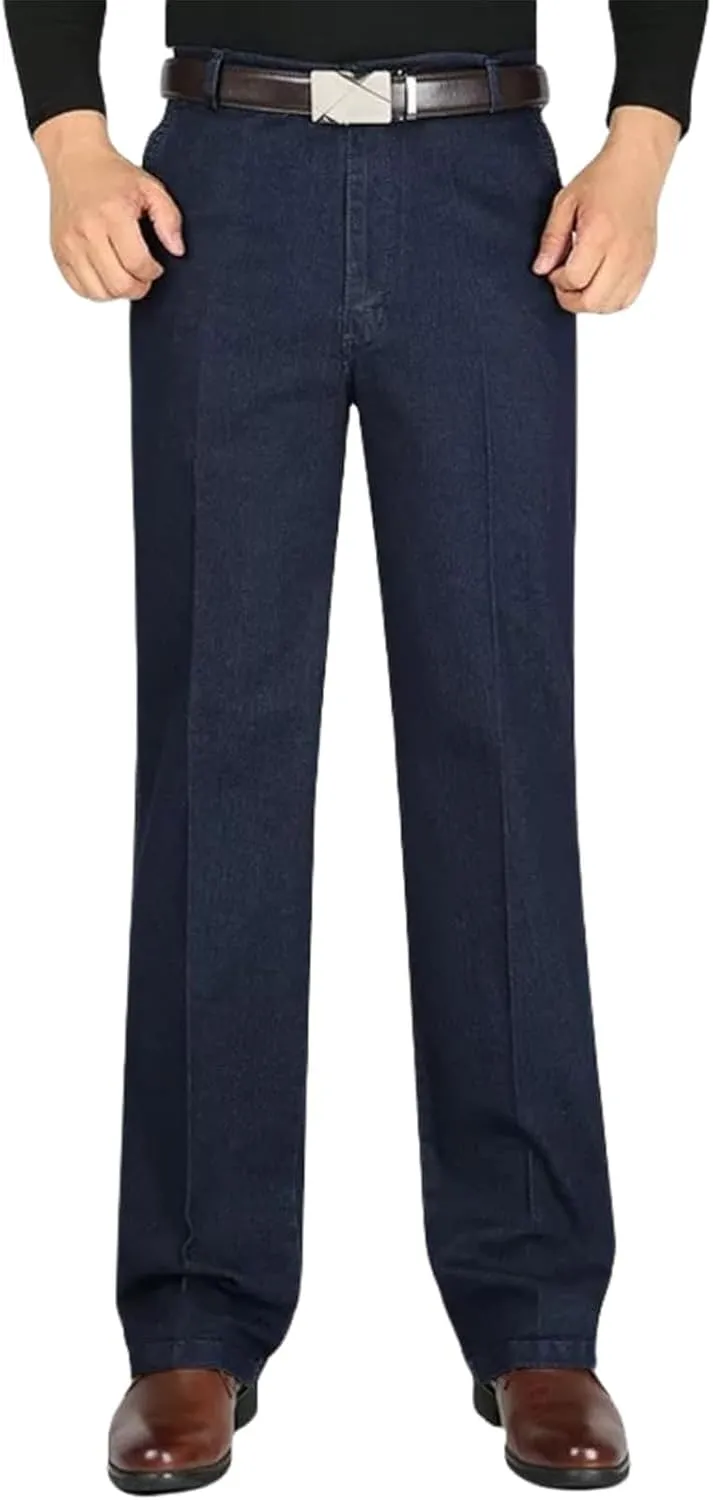 Jett Jeans for Older Men, Men's Classic Straight Fit Stretch Jeans