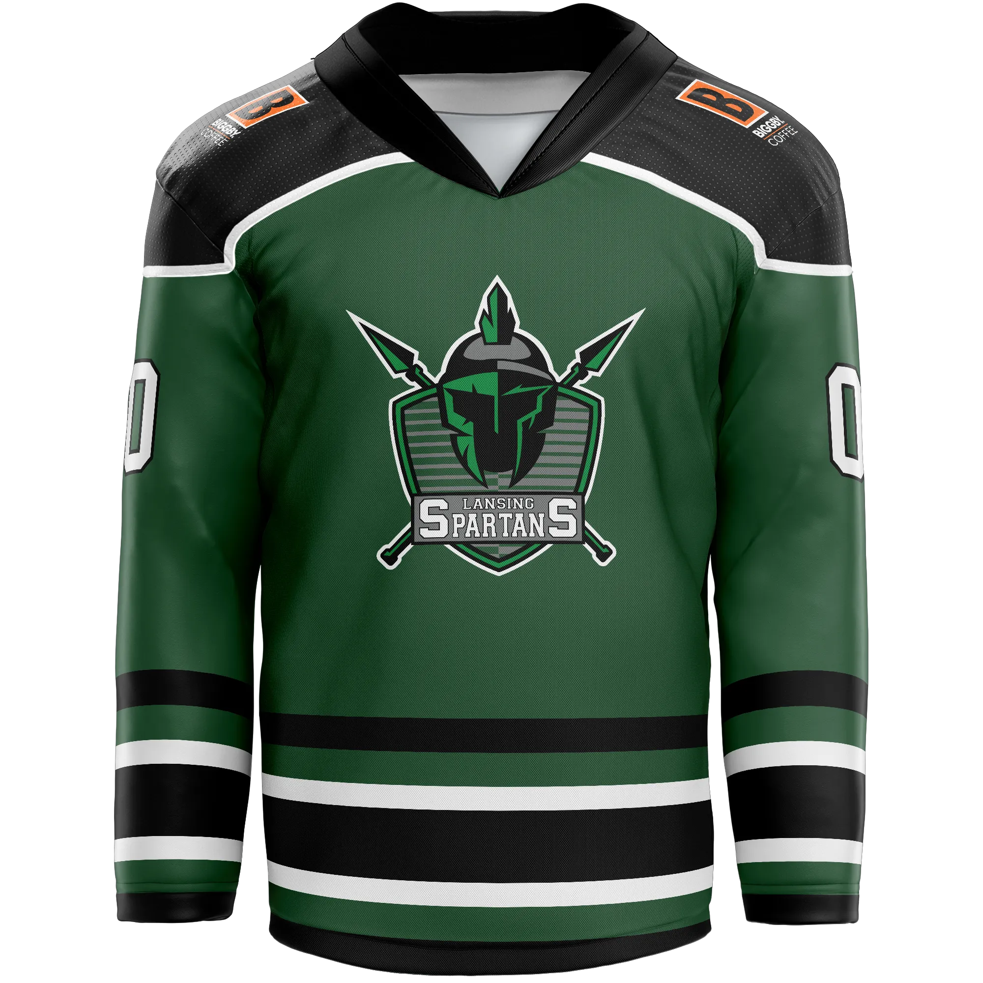 Lansing Spartans Youth Goalie Sublimated Jersey