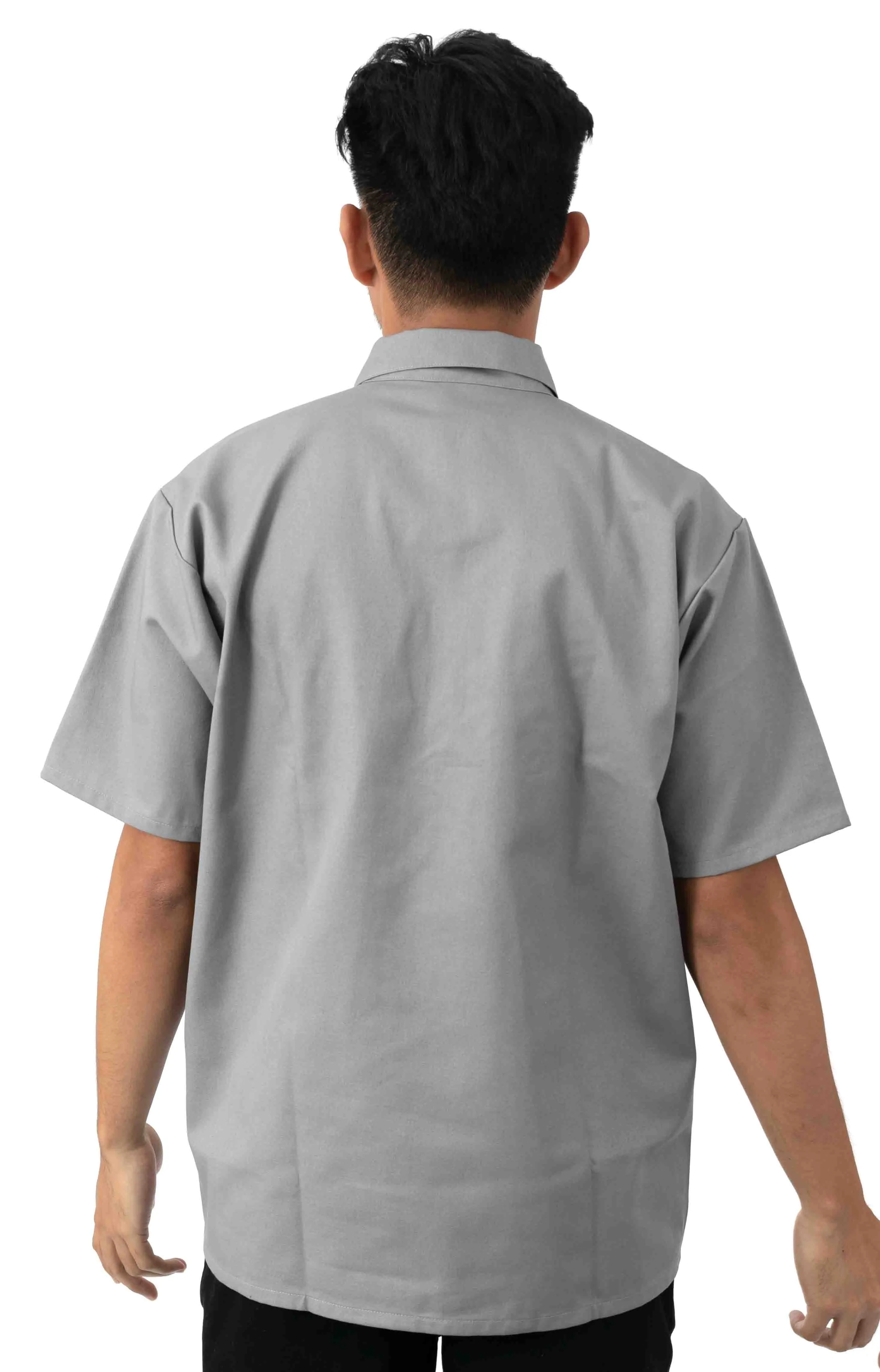Light Grey Short Sleeve 1/2 Zip Top by Ben Davis
