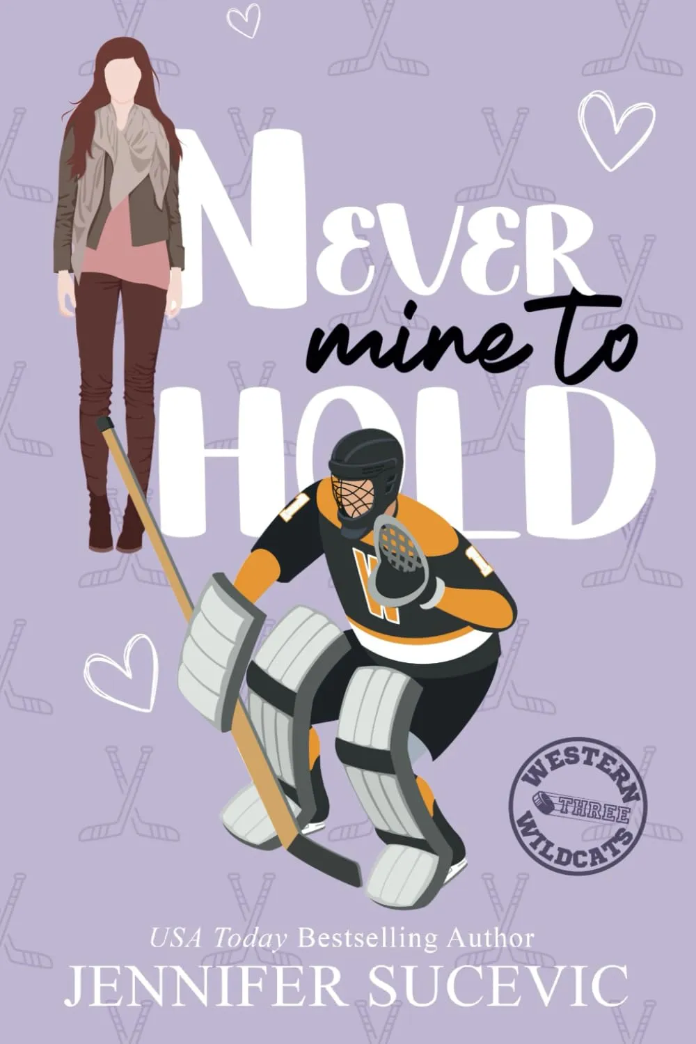 Never Mine to Hold: An Enemies-to-Lovers Secret Identity New Adult Sports Romance (Western Wildcats Hockey) Paperback  January 5, 2024