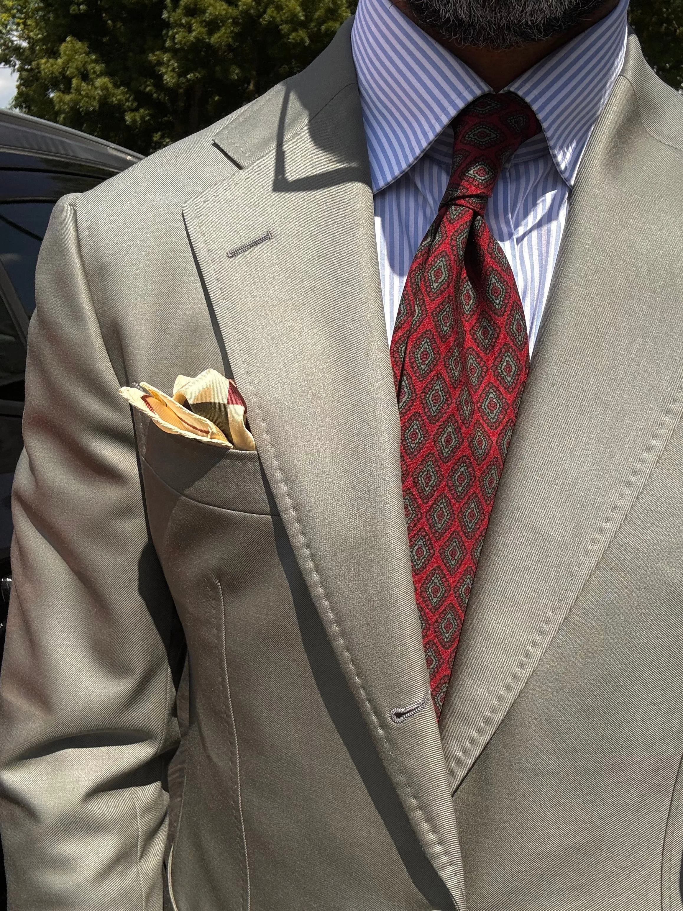 ROSSA MADDER Silk Necktie