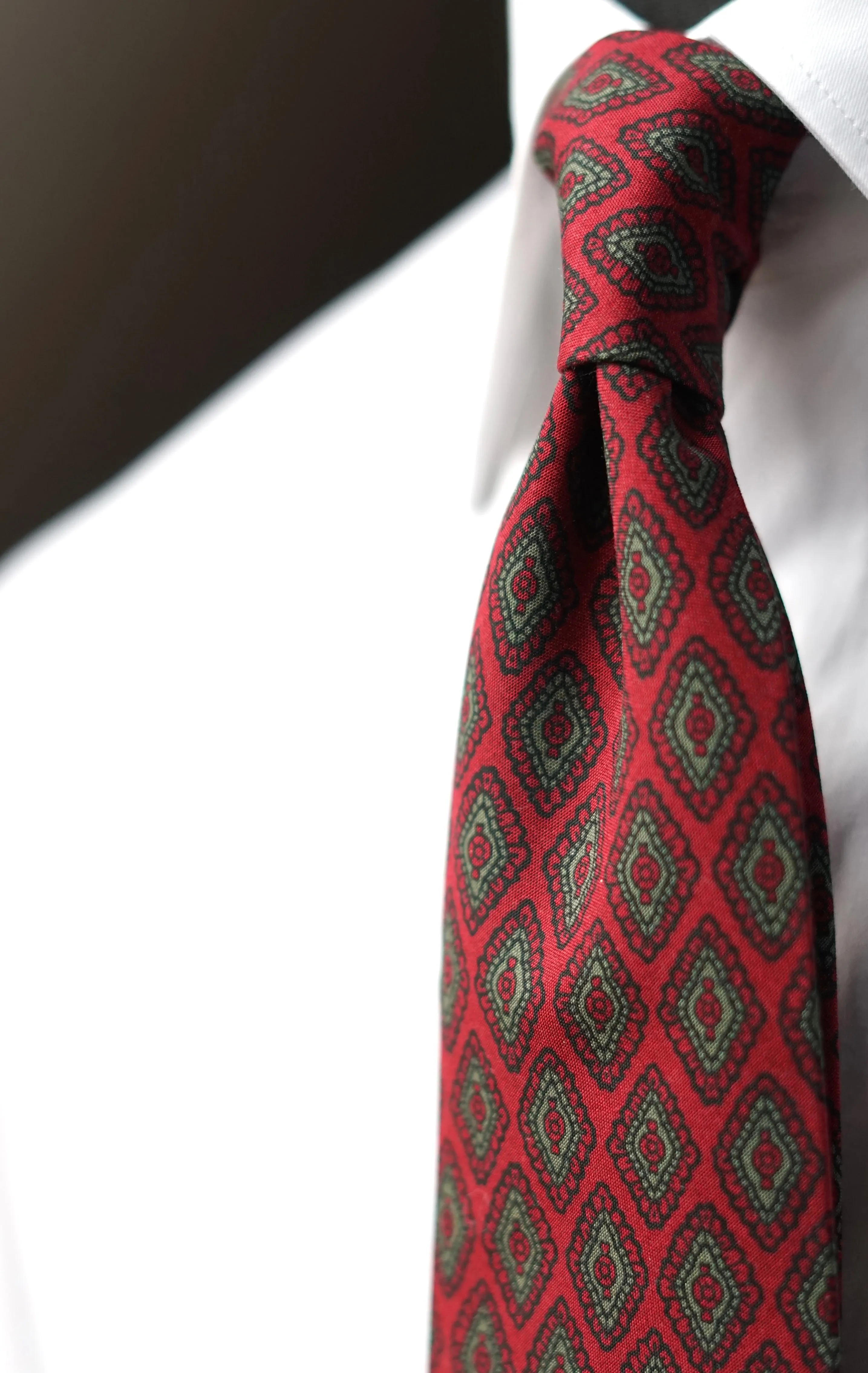 ROSSA MADDER Silk Necktie