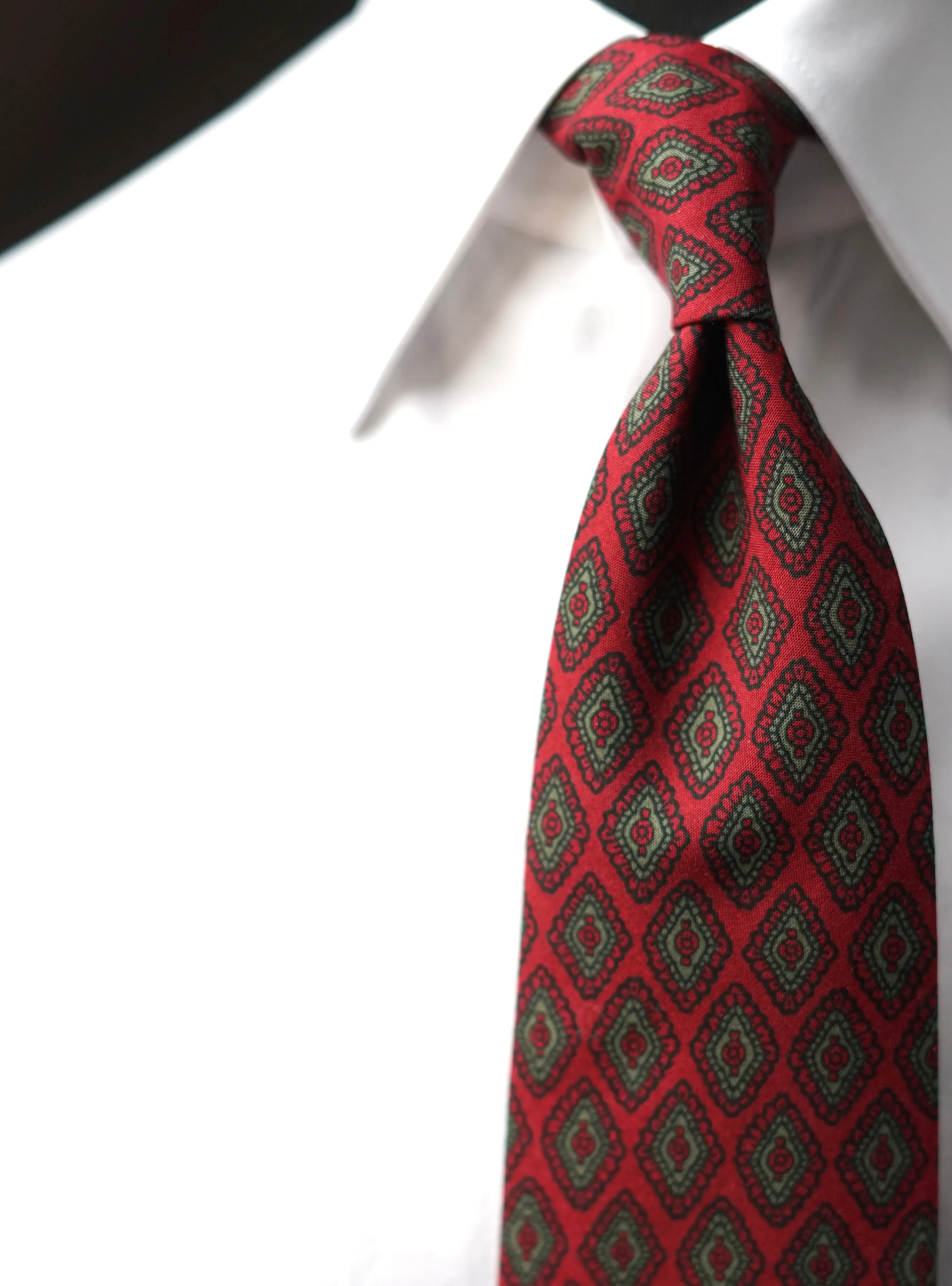 ROSSA MADDER Silk Necktie