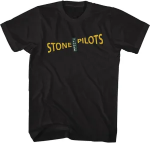 Stone Temple Pilots Rock Band Logo Front & Back Print Adult Short Sleeve T-Shirt