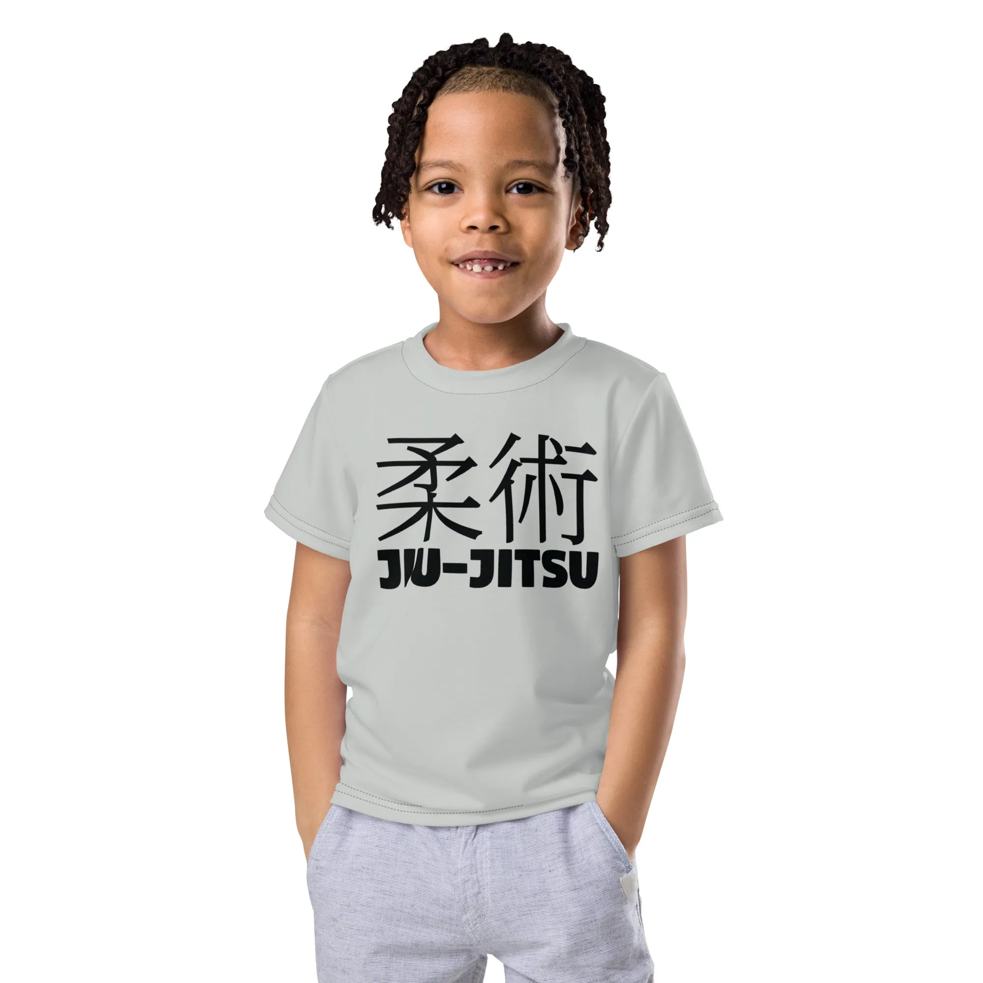 Summer Essential: Boy's Short Sleeve Classic Jiu-Jitsu Rash Guard - Smoke