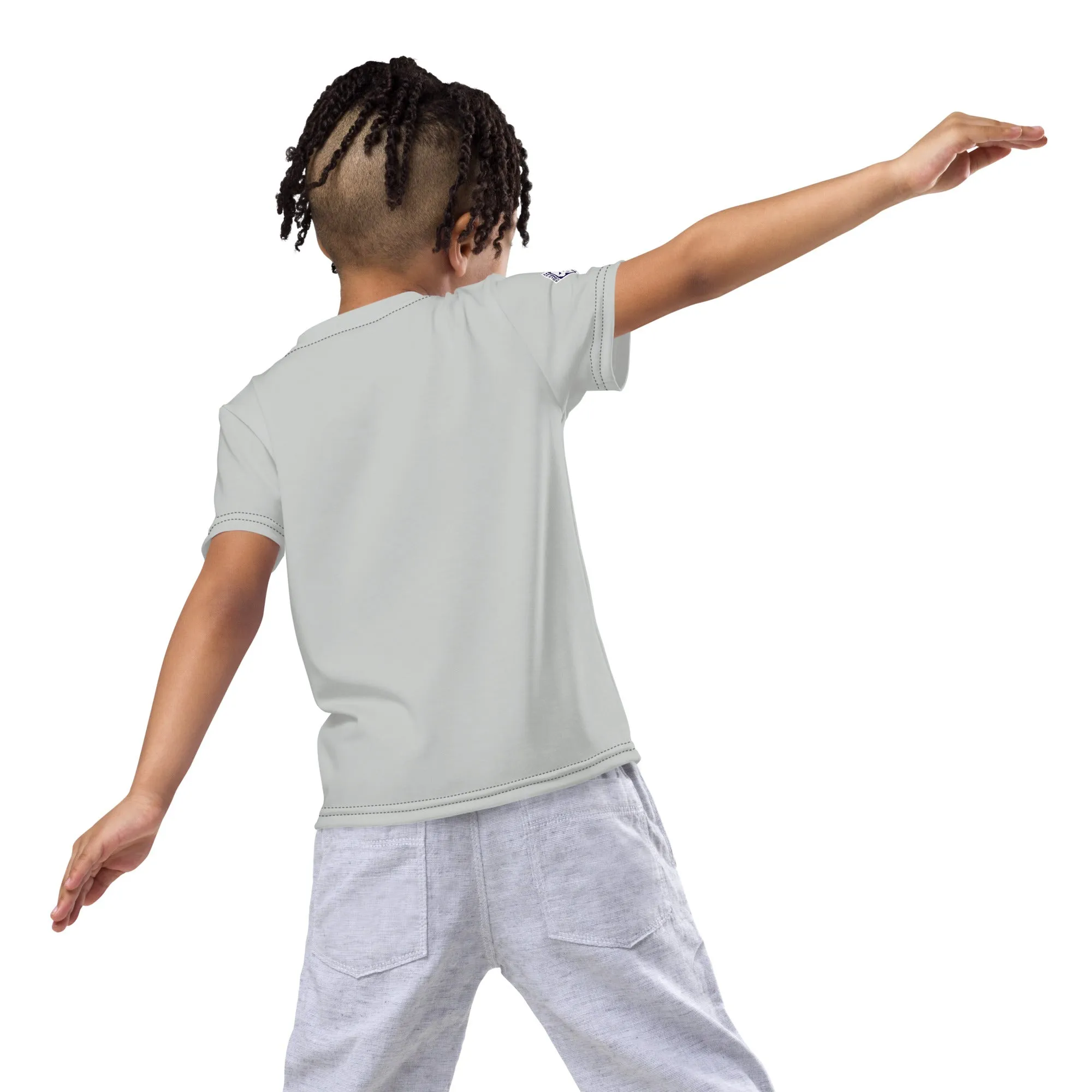 Summer Essential: Boy's Short Sleeve Classic Jiu-Jitsu Rash Guard - Smoke