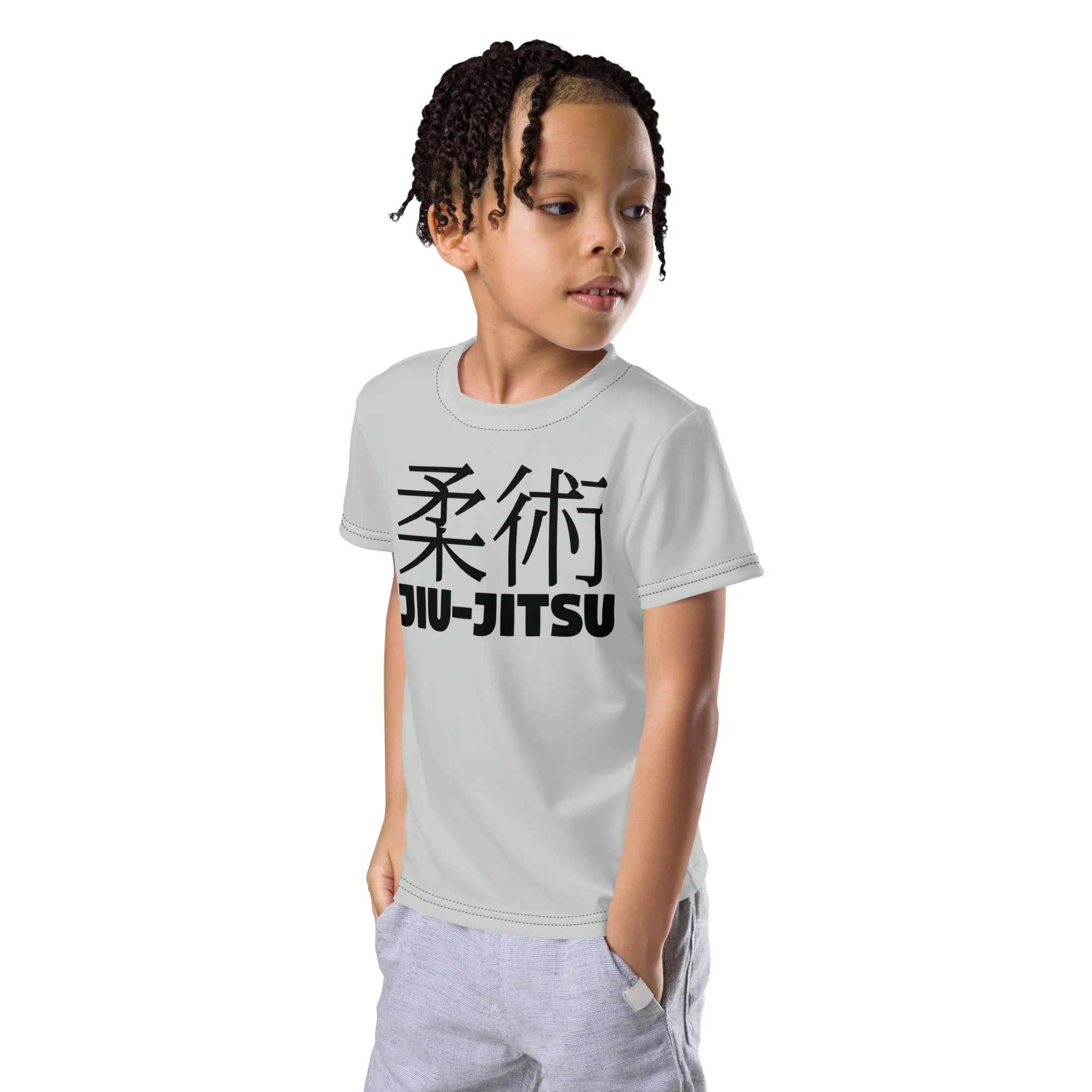 Summer Essential: Boy's Short Sleeve Classic Jiu-Jitsu Rash Guard - Smoke
