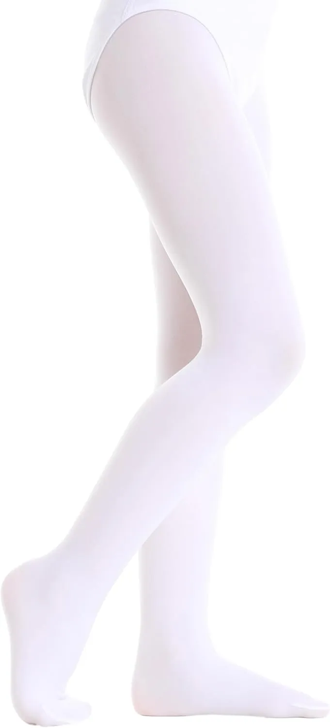 Toddler Girls Tights Dance Ballet Footed Leggings Ultra Soft Stockings for Kids Students