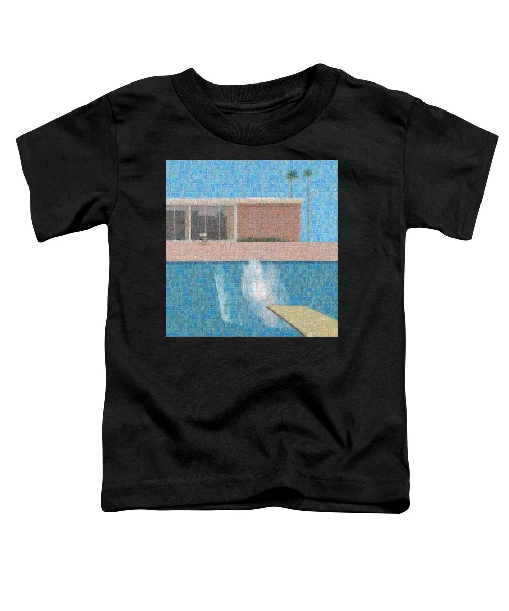 Tribute to Hockney - Toddler T-Shirt