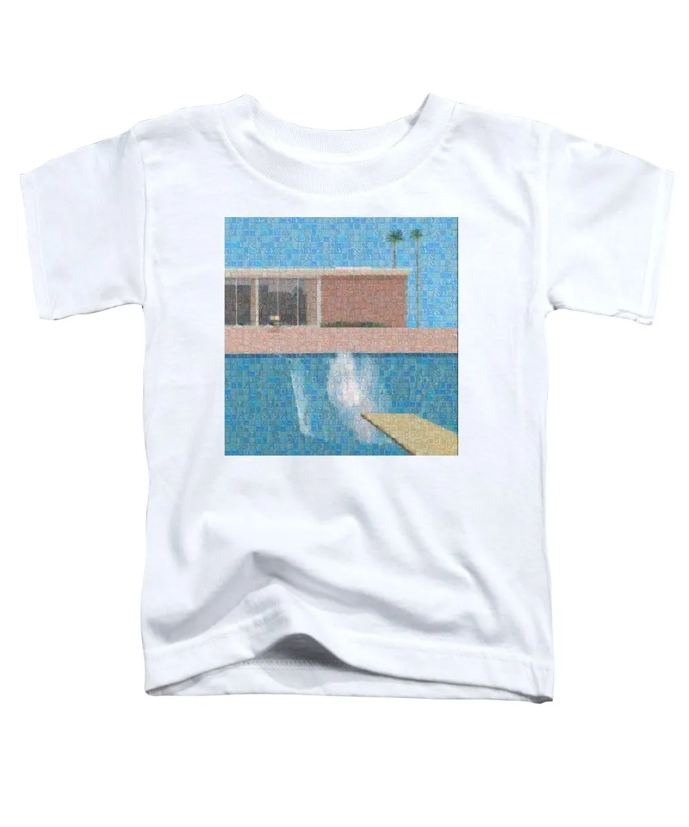 Tribute to Hockney - Toddler T-Shirt