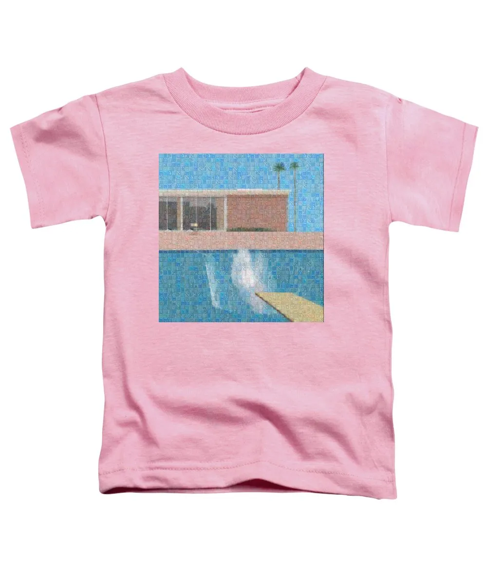 Tribute to Hockney - Toddler T-Shirt