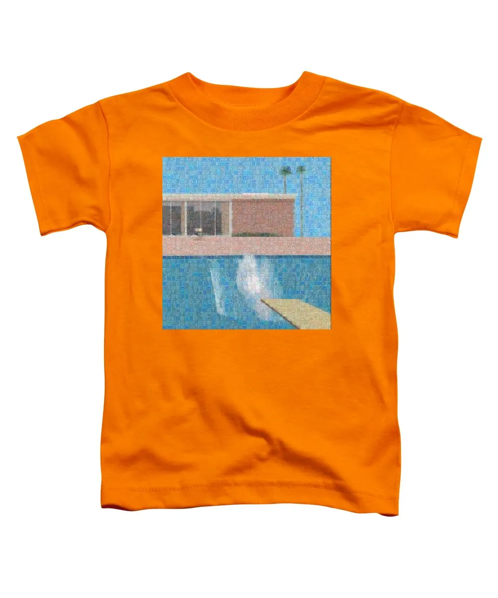 Tribute to Hockney - Toddler T-Shirt