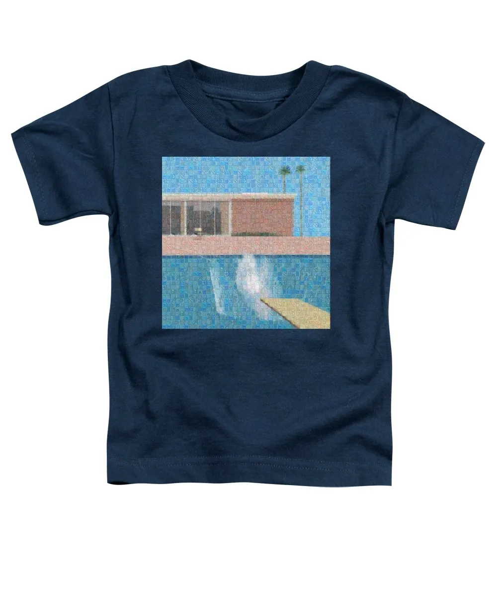 Tribute to Hockney - Toddler T-Shirt