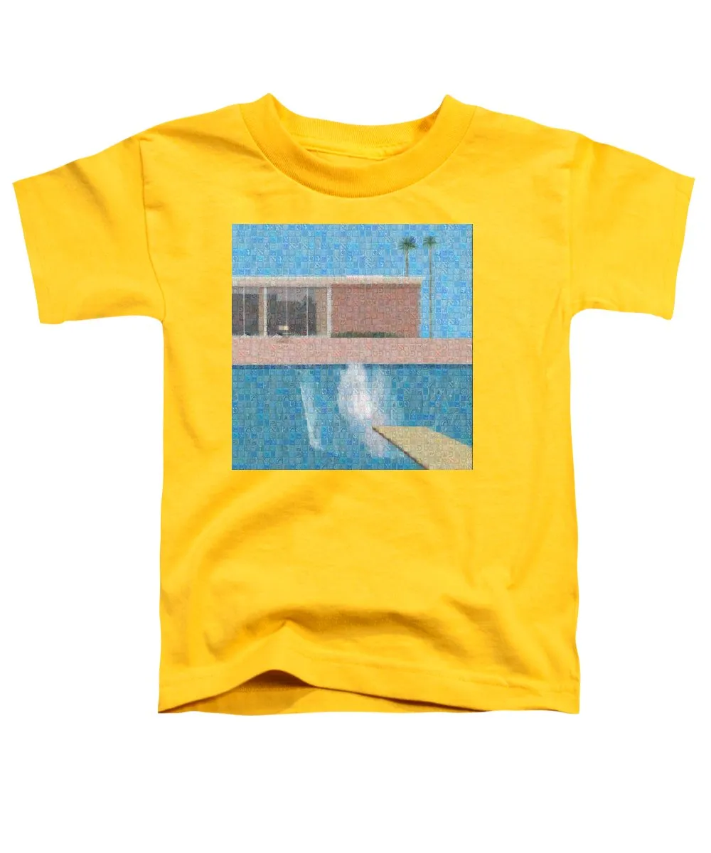 Tribute to Hockney - Toddler T-Shirt